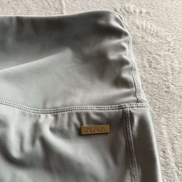 ALALA Love Tight Ballet high waisted Leggings gray Mesh panels Size M - Picture 12 of 12
